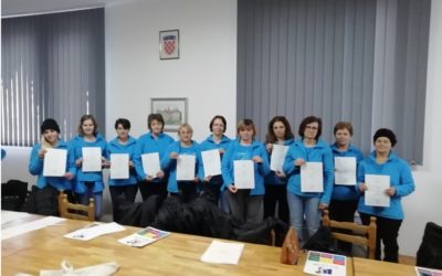 [Zaželi] Zaposlenicama uručena uvjerenja za gerontodomaćice